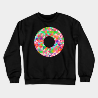 Geometric Circle Crewneck Sweatshirt